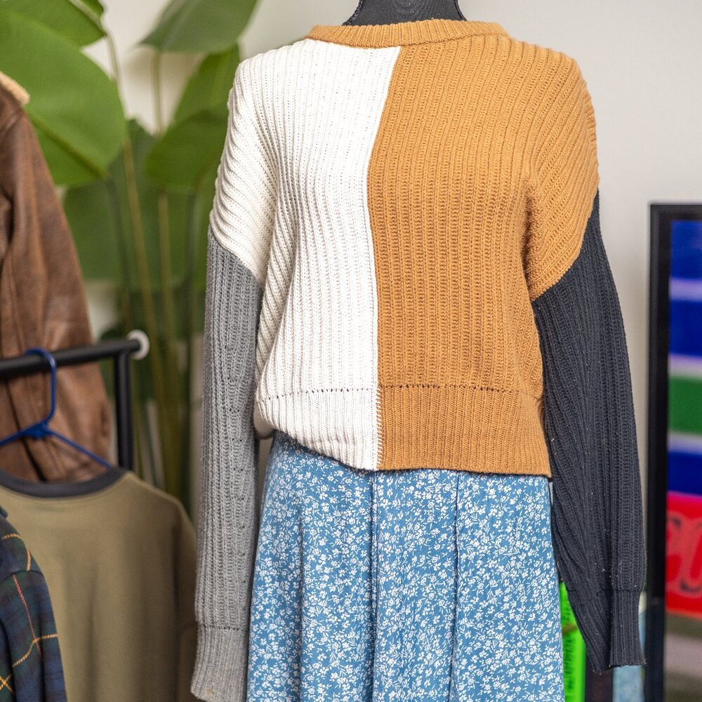 Block Color Sweater